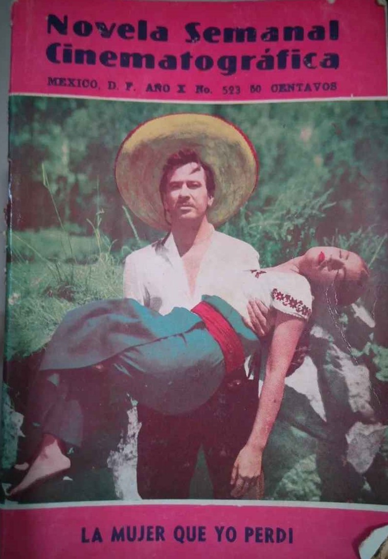 NOVELA SEMANAL CINEMATOGRAFICA magazine side cover Issue 523    1950